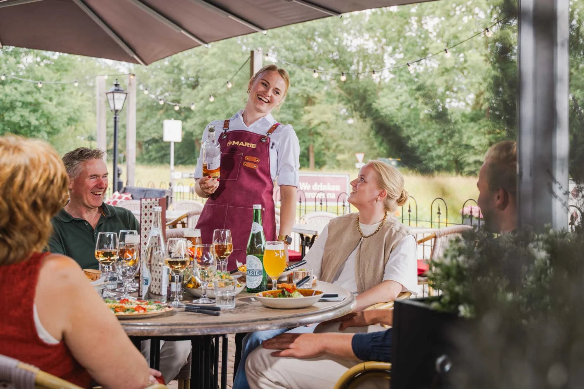 Sfeerbeeld van restaurant Bij Marie in Albergen